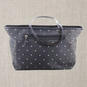 Kate Spade Black and White Polka Dot Tote
